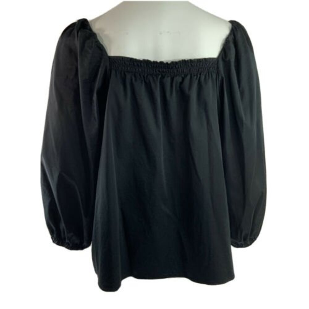 Elizabeth And James Long Sleeve Square Neck Top L - Picture 3 of 12